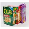 Image 1 : LOT OF ASSORTED COOKIES, CRACKERS AND MORE