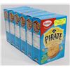 Image 1 : LOT OF 6 BOXES OF CHRISTIE PIRATE OATMEAL PEANUT