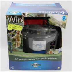 PETSAFE WIRELESS PET CONTAINMENT SYSTEM.