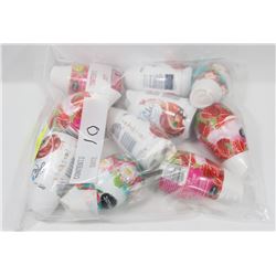 LOT OF 10 ASSORTED GEL AIR FRESHNERS