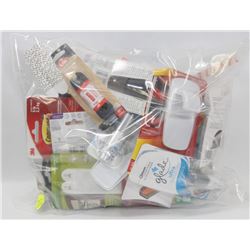 BAG OF AIR FRESHNERS, LIGHT BULBS, COFFEE AND MORE