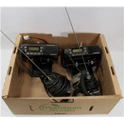 TWO KENWOOD TK-7160H VHF FM MOBILE RADIOS
