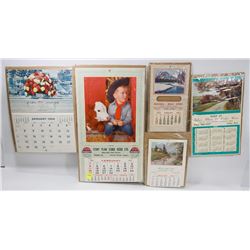BUNDLE OF VINTAGE CALENDARS