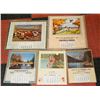 Image 1 : BUNDLE OF VINTAGE CALENDARS