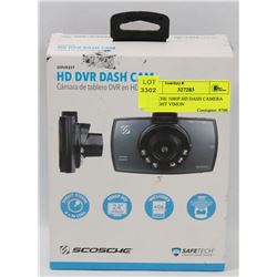 SCOSCHE 1080P HD DASH CAMERA W/ NIGHT VISION