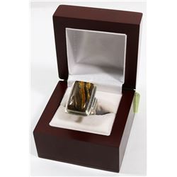 STERLING SILVER SIZE 6 MENS RING IN BOX