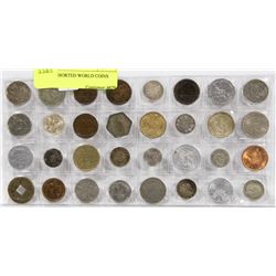 LOT OF ASSORTED WORLD COINS