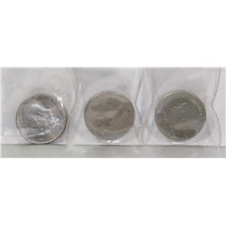 LOT OF 4 USA KENNEDY HALF DOLLARS, 1971, 1972