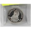 Image 1 : FRANKLIN MINT SILVER THOMAS JEFFERSON PRESIDENTIAL