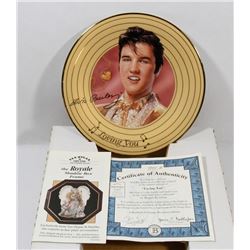 BRADFORD EXCHANGE ELVIS LOVING YOU COLLECTOR