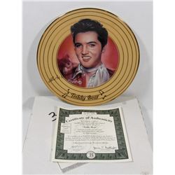 BRADFORD EXCHANGE ELVIS TEDDY BEAR COLLECTOR