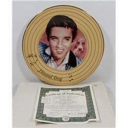 BRADFORD EXCHANGE ELVIS HOUND DOG COLLECTOR