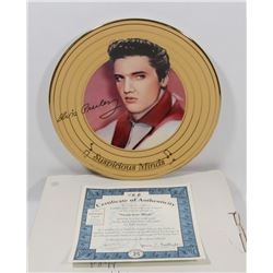 BRADFORD EXCHANGE ELVIS SUSPICIOUS MINDS