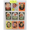 Image 1 : STOCK SHEET CANADIAN PROFESSIONAL FOOTBALL PLAYERS
