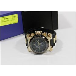 BLACK AND GOLD ROCA WEAR WATCH