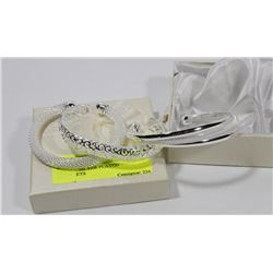 NEW 3PC SILVER PLATED BRACELETS