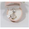 Image 1 : BRASS ROSE QUARTZ PENDANT, 5.90 CTW