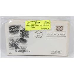 LOT OF 32  VARIOUS USA FIRST DAY ISSUE STAMP