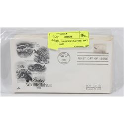 LOT OF 33  VARIOUS USA FIRST DAY ISSUE STAMP