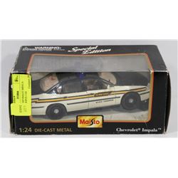 DIECAST CHEVROLET IMPALA STATE TROOPER CAR