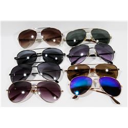 COLLECTION OF ASSORTED AVIATOR STYLE SUNGLASSES