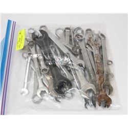 BAG OF MISC WRENCHES.