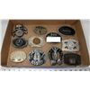 Image 1 : LOT OF 11 BELT BUCKLES.