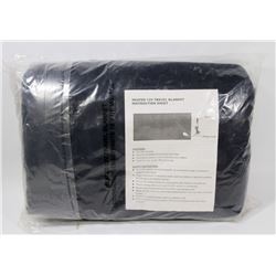 HEATED TRAVEL BLANKET
