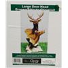 Image 1 : LARGE DEER HEAD STATUE