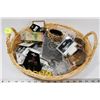 Image 1 : BASKET FULL OF ASSORTED COSTUME JEWELRY
