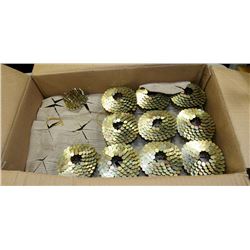 3/4 BOX OF 1-1/4" ROOFING NAILS.