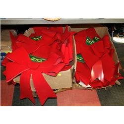 LARGE COLLECTION OF LARGE BOWS