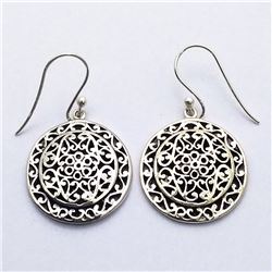 19) STERLING SILVER DANGLING EARRINGS