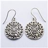 Image 1 : 19) STERLING SILVER DANGLING EARRINGS