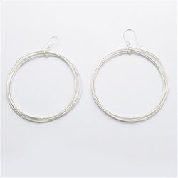 20) STERLING SILVER DANGLING EARRINGS