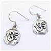 Image 1 : 23) STERLING SILVER DANGLING EARRINGS