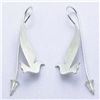 Image 1 : 31) STERLING SILVER DANGLING EARRINGS
