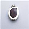 Image 2 : 51) STERLING SILVER AGATE PENDANT