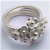 Image 1 : 53) STERLING SILVER RING SIZE 8