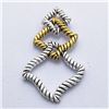 Image 1 : 55) STERLING SILVER 2 TONE PENDANT