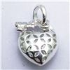 Image 2 : 58) STERLING SILVER CUBIC ZIRCONIA PENDANT