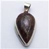 Image 1 : 71) STERLING SILVER PIETERSITE PENDANT