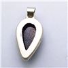 Image 2 : 71) STERLING SILVER PIETERSITE PENDANT
