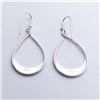 Image 2 : 74) STERLING SILVER DANGLING EARRINGS
