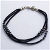 Image 1 : 89) STERLING SILVER HEMATITE BRACELET