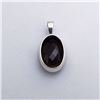 Image 2 : 99) STERLING SILVER BLACK ONYX PENDANT