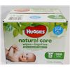 Image 1 : BOX OF HUGGIES NATURAL CARE WIPES.