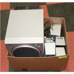 SONY RECEIVER WITH 6 SPEAKERS AND 1 SUBWOOFER