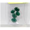 Image 1 : #31- NATURAL GREEN EMERALD GEMSTONE   45CT