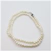 Image 3 : 114) STERLING SILVER FRESHWATER PEARL NECKLACE